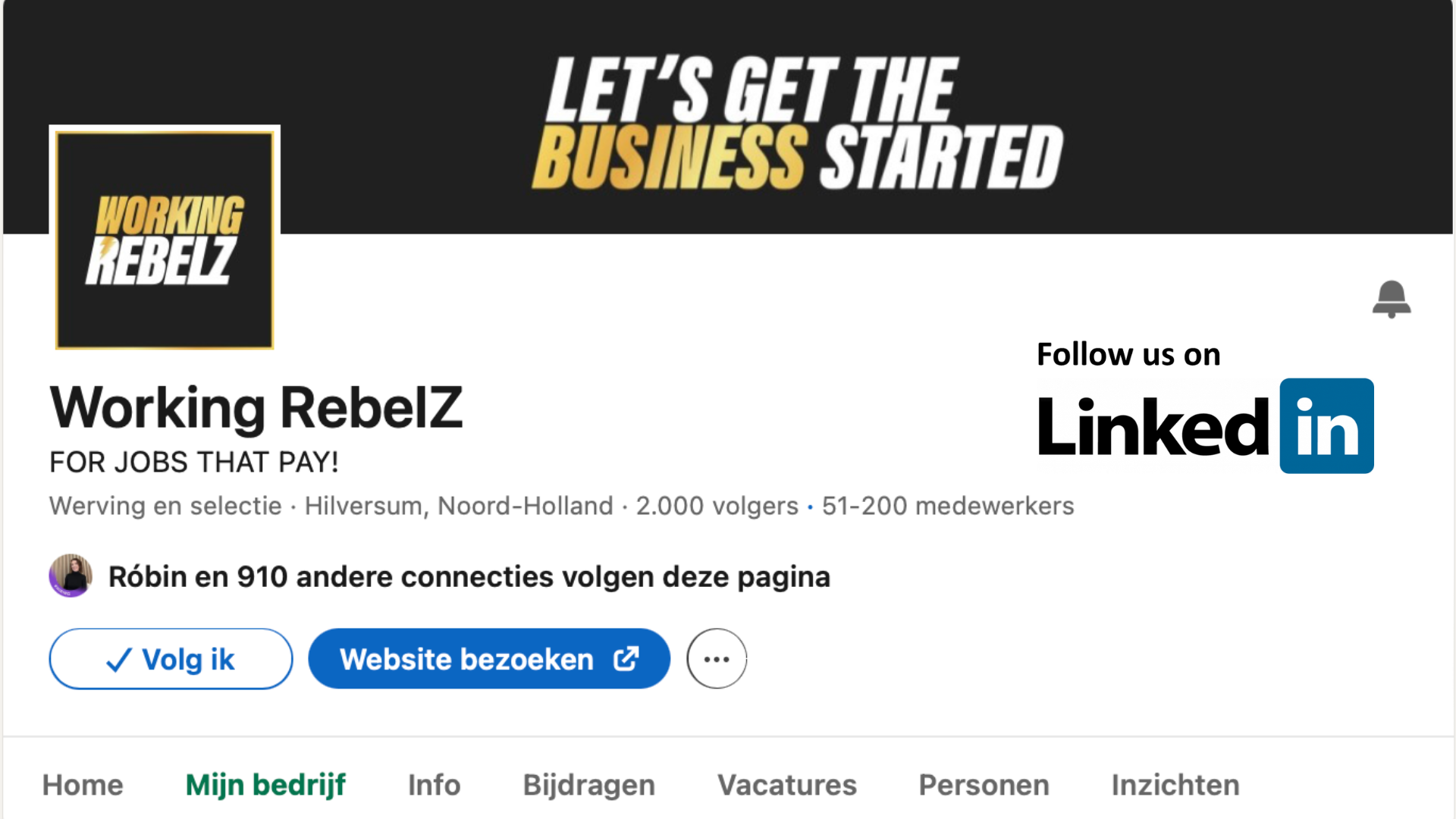 LinkedIn Working RebelZ